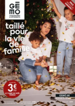 Prospectus Gemo : Taillé pour la vie de famille