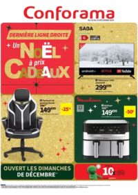 Prospectus Conforama RODEZ - SEBAZAC CONCOURES : Un Noël à prix cadeaux - Dernière ligne droite