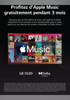 3 mois d'Apple Music offerts sur une sélection de contenus disponibles en Dolby Atmos - Connexion