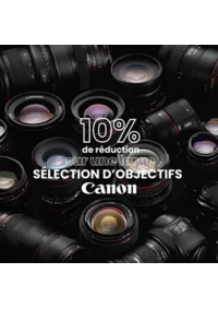 Prospectus STUDIO ERNEST : C’est le moment de faire durer le plaisir avec -10% sur une sélection d’objectifs Canon !