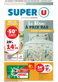 Prospectus Super U JANZE : Spécial Blanc