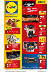 Prospectus Lidl : Retrouvez une large sélection de mets d'exception à petits prix chez Lidl!