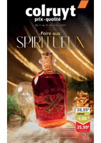 Prospectus Colruyt CHAMPAGNOLE : Foire aux spirituex