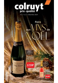 Prospectus Colruyt CHAMPAGNOLE : Foire aux vins de Noël