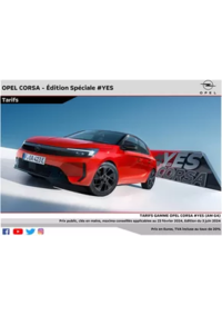 Prospectus Distributeur OPEL AMBIANCE AUTOMOBILES SAS SENS : Opel Nouvelle Corsa