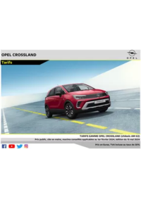 Prospectus Distributeur OPEL SA RELAIS DE CHAMPAGNE LAON : Opel Crossland