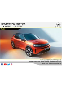 Prospectus Distributeur OPEL CHAMPAGNE AUTOMOBILES SAS EPERNAY : Opel Nouveau Frontera