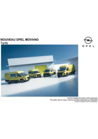 Prospectus Distributeur OPEL REIMS AUTOMOBILES SA CORMONTREUIL : Opel Movano