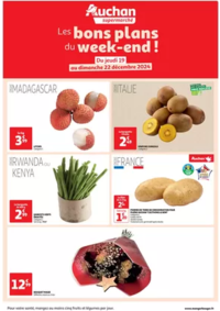 Prospectus Auchan Supermarché Launaguet : Les bons plans du week-end dans votre super !