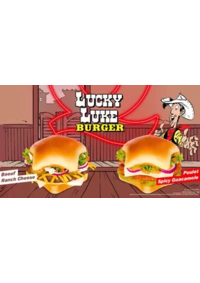 Prospectus Quick BORDEAUX Parking du centre commercial Auchan : Lucky Luke burger