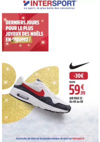 Prospectus Intersport ORANGE : DERNIERS JOURS POUR LE PLUS JOYEUX DES NOËLS EN PROMO !