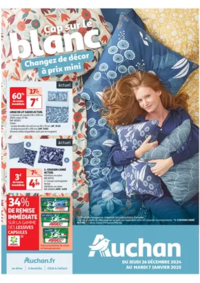 Prospectus Auchan : Cap sur le blanc, changez de décor à prix mini