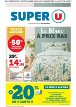 Prospectus Super U : Spécial Blanc