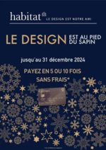 Prospectus Habitat : Le design est au pied du sapin