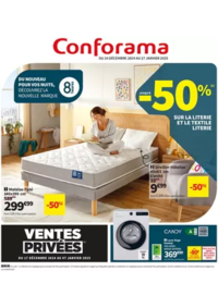 Prospectus Conforama AURILLAC : Spécial Literie