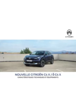 Citroën Nouvelle ë-C4 X Electrique Caractéristiques Prospectus  : Citroën Nouvelle ë-C4 X Electrique Caractéristiques