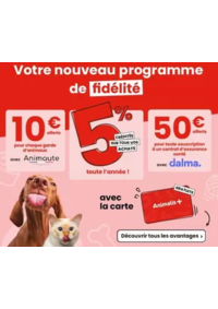 Prospectus Animalis Groslay : Programme de fidélité Animalis+