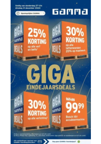 Prospectus GAMMA UCCLE : 25% Korting