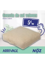 Prospectus NOZ : Coussin de sol velours