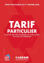 Tarifs particuliers Prospectus  : Tarifs particuliers