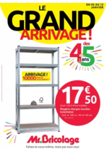 Prospectus Mr Bricolage : LE GRAND ARRRIVAGE DES 45 ANS