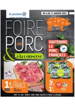 Prospectus E.Leclerc : FOIRE AU PORC & CONSERVES 1