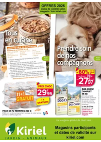 Prospectus Kiriel VALENCE D'ALBIGEOIS : PROMOTIONS CUISINE & ANIMALERIE 2025