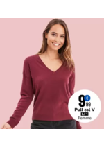 Promos et remises  : Notre sélection de pulls femme à partir de 9,99€ : confortables, tendances et parfaits pour affronter les journées fraîches de janvier.