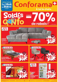 Prospectus Conforama Granges-Paccot : Conforama reklamblad - FR