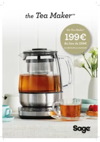 Prospectus BeDigital Evian Les Bains : SAGE PROMO TEA MAKER