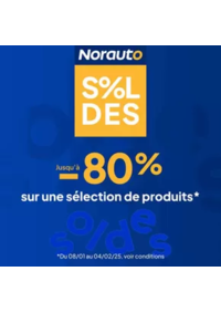 Prospectus Norauto Pierrelatte : Jusqu'à -80% de remise sur une sélection de produits