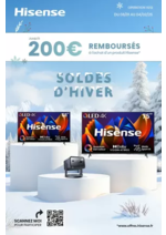 Prospectus Boulanger : OFFRE Hisense : jusqu'à 200€ remboursés !