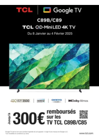 Prospectus Boulanger Publier : TCL C89B/C85