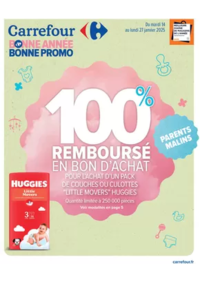 Prospectus Carrefour CHERBOURG : BONNE ANNÉE BONNE PROMO - PARENTS MALINS