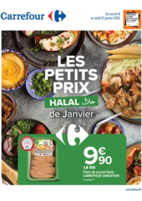 Prospectus Carrefour BOISSEUIL : LES PETITS PRIX HALAL DE JANVIER