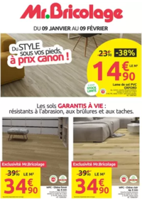 Prospectus Mr Bricolage : Du STYLE sous vos pieds, à prix canon !