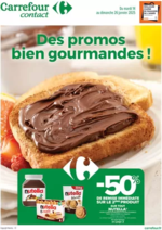 Prospectus Carrefour Contact : DES PROMOS BIEN GOURMANDES !