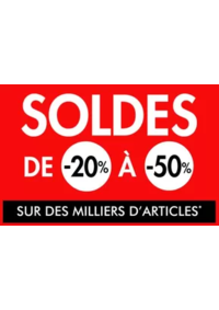 Prospectus Gemo ROMORANTIN LANTHENAY CENTRE COMMERCIAL DE PLAISANCE : Soldes de -20% à -50%