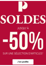 Promos et remises  : SOLDES jusqu'à -50 %