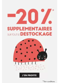 Prospectus Aubert CHAMBRY : Super Déstockage : 20% supplémentaires !