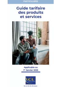 Prospectus LCL le crédit Lyonnais TULLE : Guide tarifaire