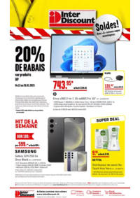 Prospectus Inter Discount Meilen : Interdiscount reklamblad FR