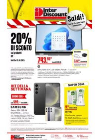 Prospectus Inter Discount Lenzburg : Interdiscount reklamblad IT