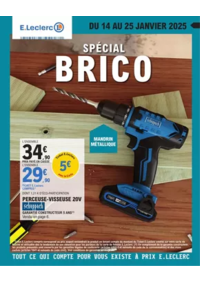 Prospectus Brico E.Leclerc SAINT PARRES AUX TERTRES : Spécial Bricolage