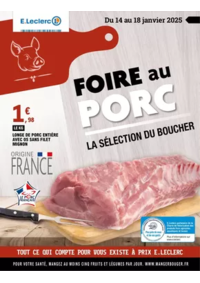 Prospectus E.Leclerc GHISONACCIA : FOIRE AU PORC