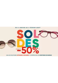 Prospectus Les opticiens mutualistes PARTHENAY : Soldes jusqu'à - 50%