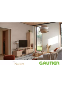 Prospectus GAUTIER RODEZ : Collection Natura