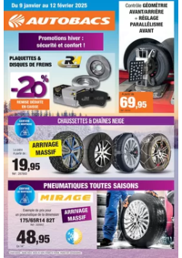 Prospectus autobacs Rosny-sous-Bois : Promotions hiver : sécurité et confort !