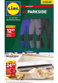 Prospectus Lidl : Equipez-vous de vêtements chauds pour bricoler même l'hiver avec Parkside!