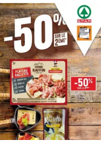 Prospectus Spar BARAQUEVILLE : -50% sur le 2ème